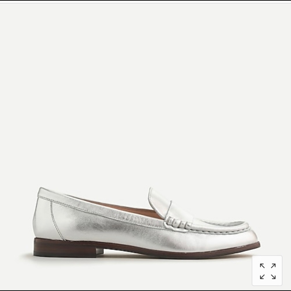 Jcrew leather penny loafers